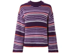 Damen Strickpullover, mit Seitenschlitzen