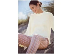 Damen Strickpullover, mit Seitenschlitzen