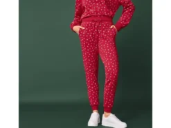 Damen Sweathose im festlichen Design