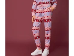 Damen Sweathose im festlichen Design