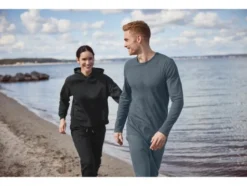 Damen Sweathose mit Bündchen am Beinabschluss