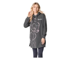 Damen Sweatkleid mit Baumwolle