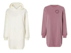 Damen Sweatkleid, mit Baumwolle