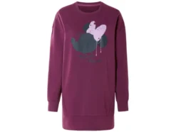 Damen Sweatkleid, mit Rippbündchen