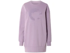 Damen Sweatkleid, mit Rippbündchen