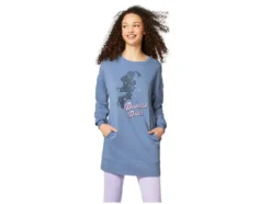 Damen Sweatkleid, mit Rippbündchen
