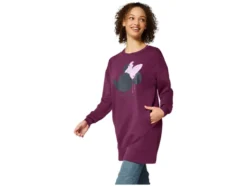 Damen Sweatkleid, mit Rippbündchen