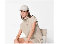Damen Sweatshirt, mit Half-Zip