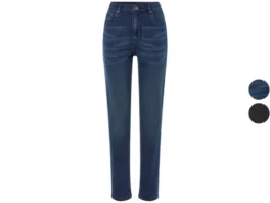 Damen Thermo-Jeans, Straight Fit, normale Leibhöhe