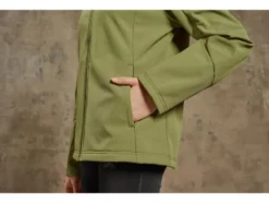 Damen Thermo-Softshelljacke, wasserabweisendes Obermaterial