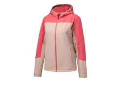 Damen Thermo-Softshelljacke, wasserabweisendes Obermaterial