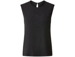 Damen Top, mit modischer Crinkle-Optik