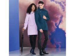 Damen Trenchcoat, mit Kapuze