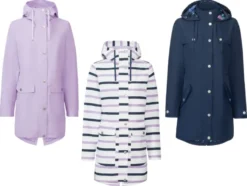 Damen Trenchcoat, mit Kapuze