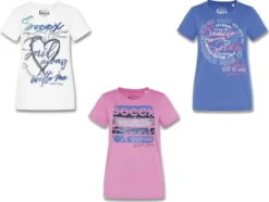 Damen T-Shirt aus reiner Baumwolle