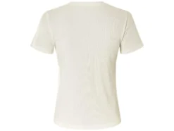 Damen T-Shirt, in modischer Ripp-Qualität