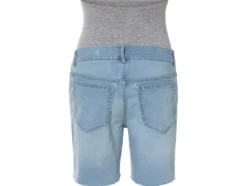 Damen Umstands-Jeansshorts mit hohem Baumwollanteil