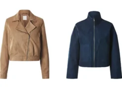Damen Velours-Jacke