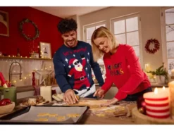 Damen Weihnachtspullover mit LED-Effekt / Weihnachtspullover mit Musik / Weihnachtspullover