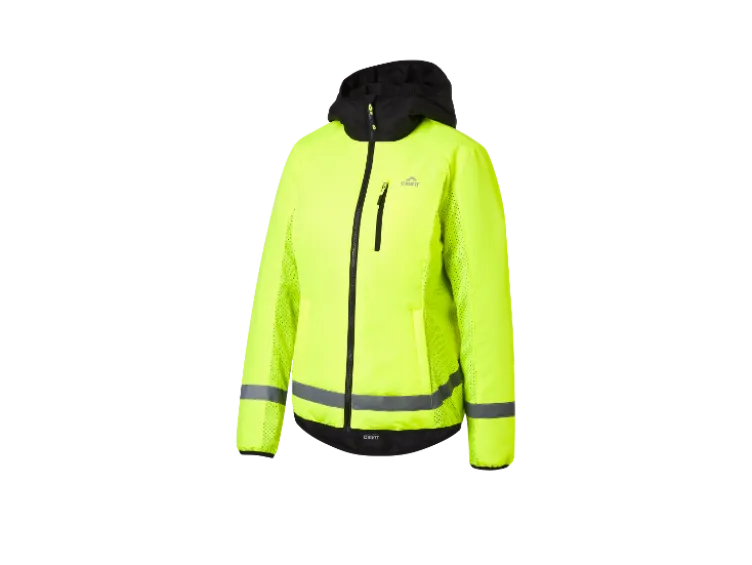 Damen Wendejacke, mit Reflektoren