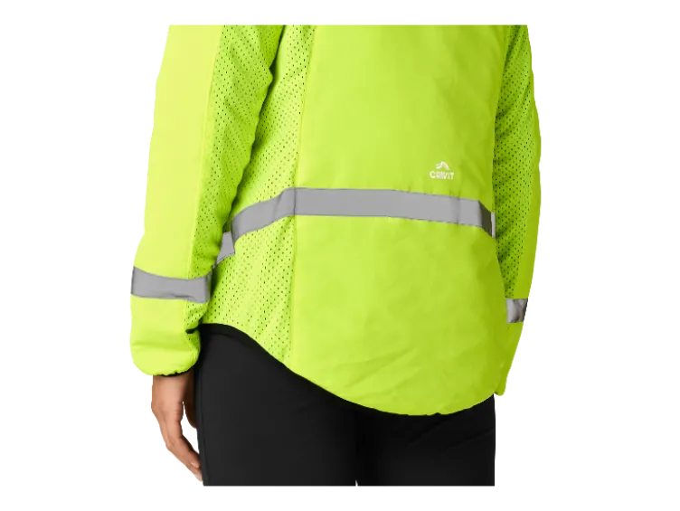 Damen Wendejacke, mit Reflektoren