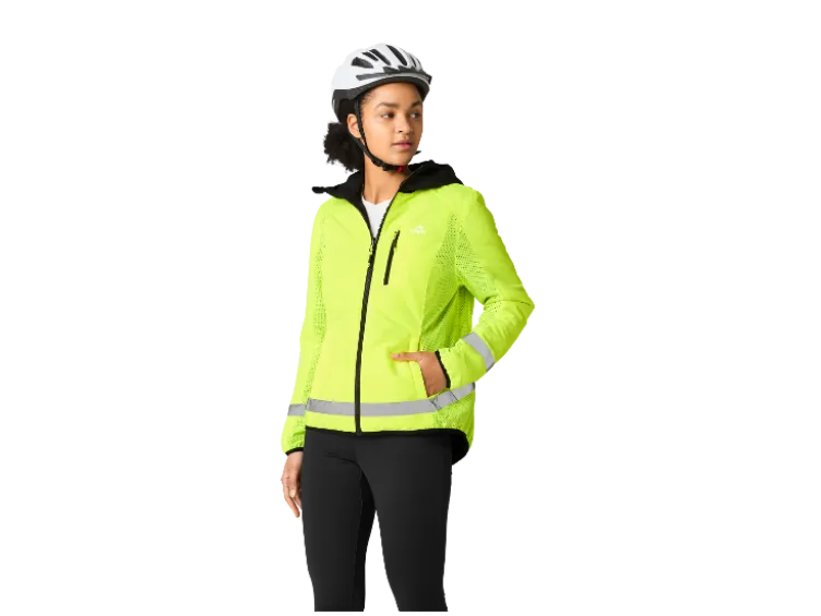 Damen Wendejacke, mit Reflektoren
