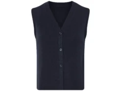 Damenweste aus Strukturstoff Grobstrickweste für Damen Strickweste Damen Weste, grob strukturiert
