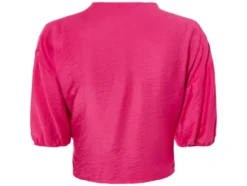 Damen Wickelbluse mit Bindeband in der Taille