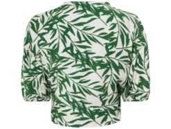 Damen Wickelbluse mit Bindeband in der Taille