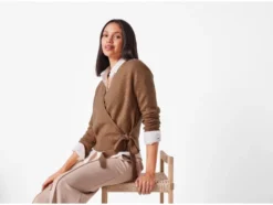Damen Wickelcardigan