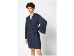 Damen Wickelkleid im Kimono-Stil