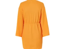 Damen Wickelkleid mit modischer Crinklestruktur