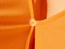 Damen Wickelkleid mit modischer Crinklestruktur