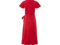 Damen Wickelkleid mit verspielten Volants