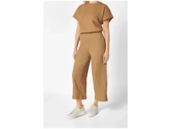 Damen Wide-Leg-Hose mit Crinkle-Effekt