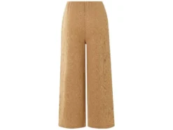 Damen Wide-Leg-Hose mit Crinkle-Effekt