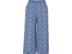 Damen Wide-Leg Hose, mit Gummizugbund