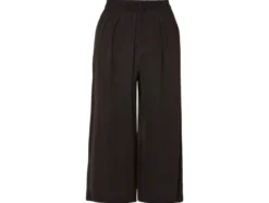 Damen Wide-Leg Hose, mit Gummizugbund