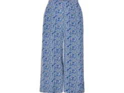 Damen Wide-Leg Hose, mit Gummizugbund