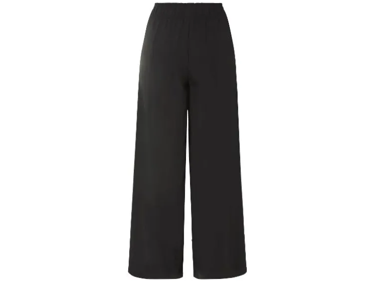 Damen Wide-Leg-Hose, normale Leibhöhe