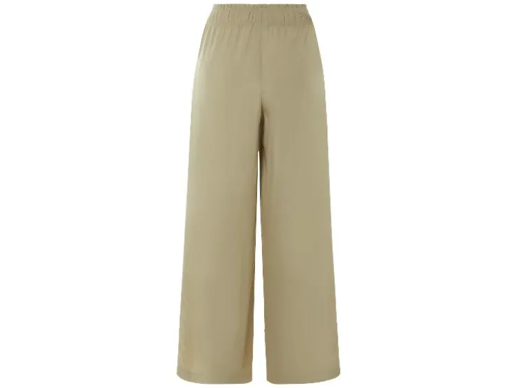 Damen Wide-Leg-Hose, normale Leibhöhe