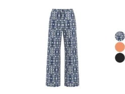 Damen Wide-Leg-Satinhose