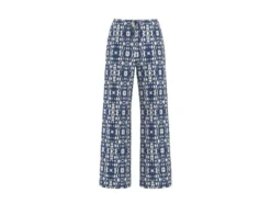 Damen Wide-Leg-Satinhose