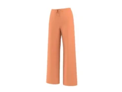 Damen Wide-Leg-Satinhose
