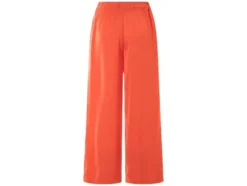 Damen Wide-Leg-Satinhose / Satinhose, mit seitlichen Eingrifftaschen