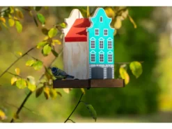 Deko-Vogelhaus »Münster«, 19 x 19 x 30 cm, aus Holz