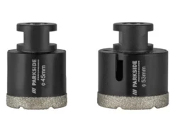 Diamant-Bohrkronen / Diamant-Bohrkrone, mit Aufbewahrungskoffer