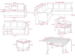 Dining Lounge »Prato«, aus Rattan