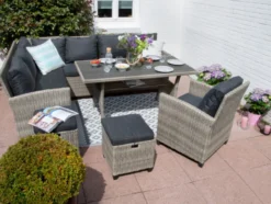Dining Lounge »Prato«, aus Rattan