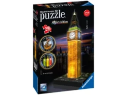 3D Puzzle Gebäude, 216-teilig, mit LED-Licht